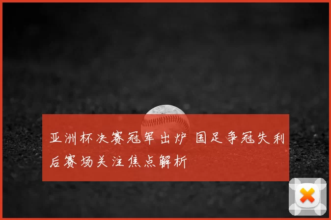 亚洲杯决赛冠军出炉 国足争冠失利后赛场关注焦点解析